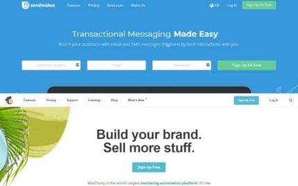 sendinble vs mailchimp