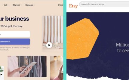 Shopify vs Etsy.