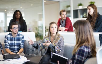 woman workplace leader