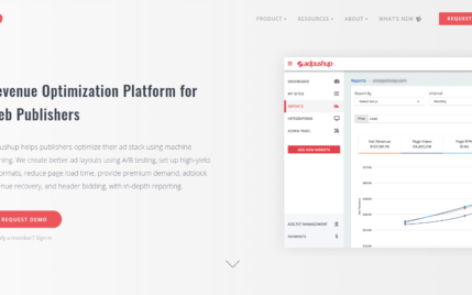 adpushup home page