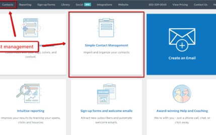 constant contact list management