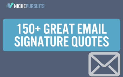 email signature quotes.