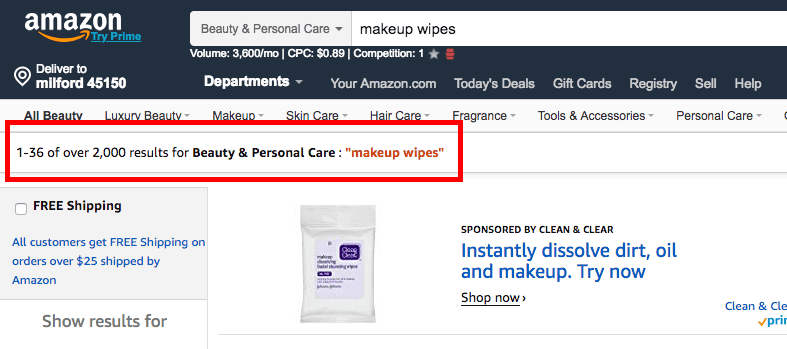 Keyword Research Amazon